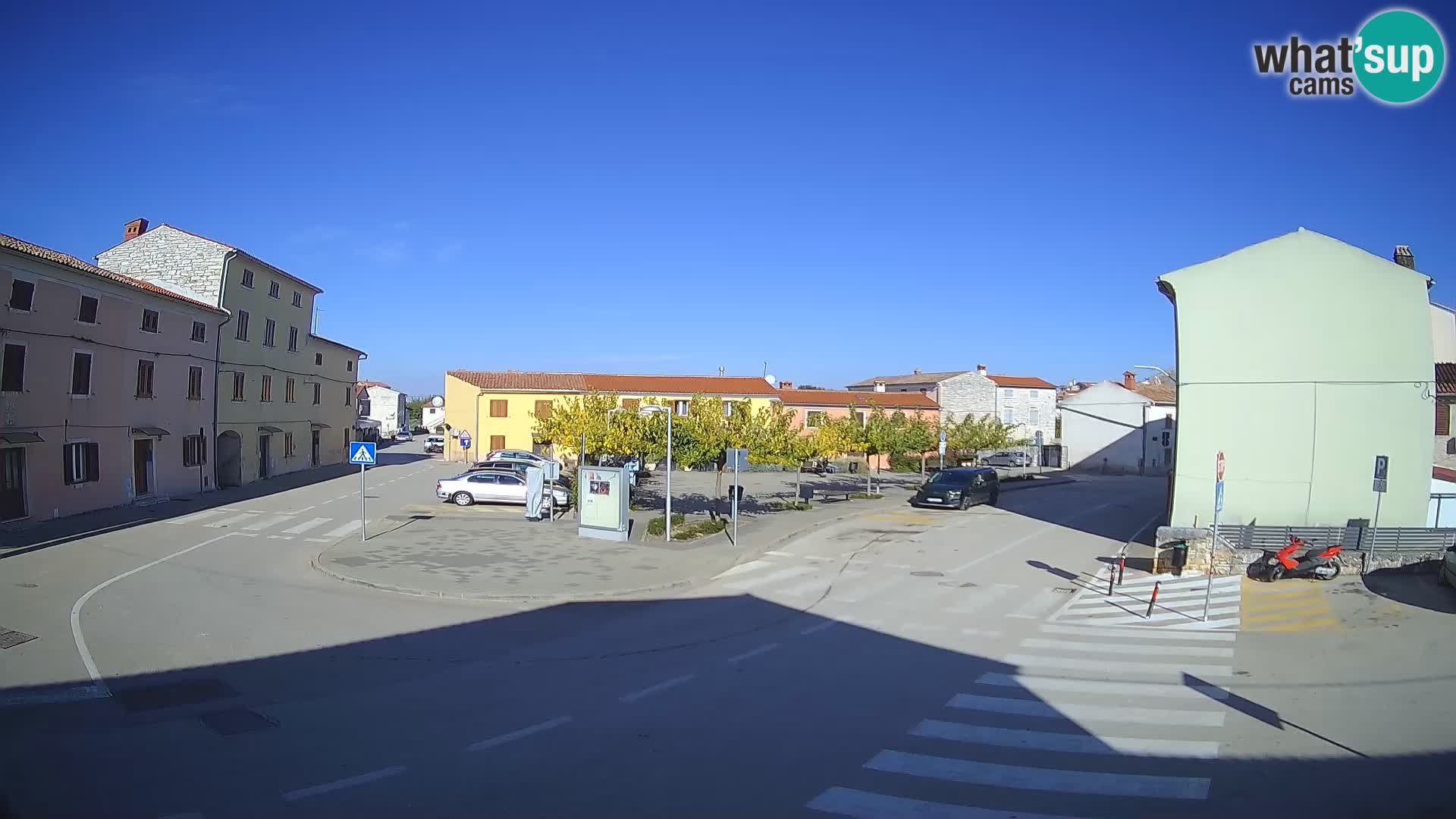 Bale, webcam de la place La Musa – Istrie – Croatie
