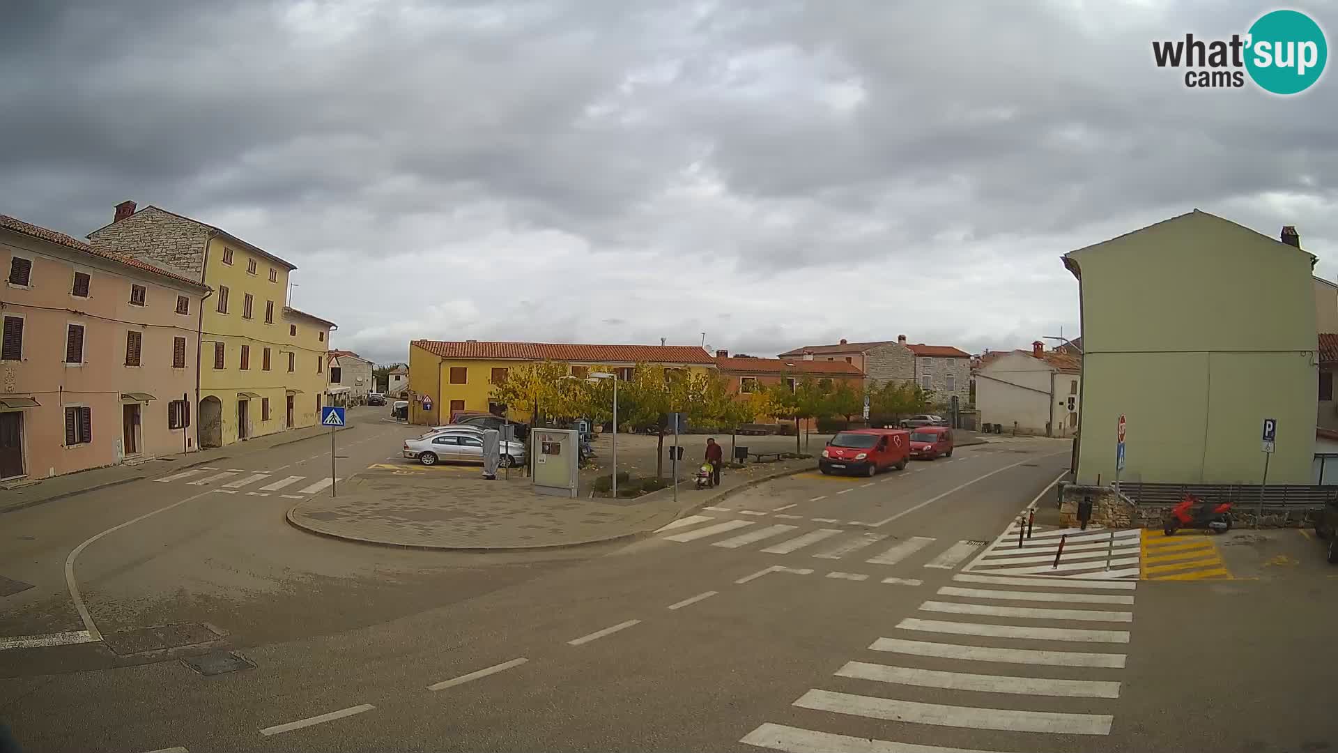 Bale, webcam de la place La Musa – Istrie – Croatie