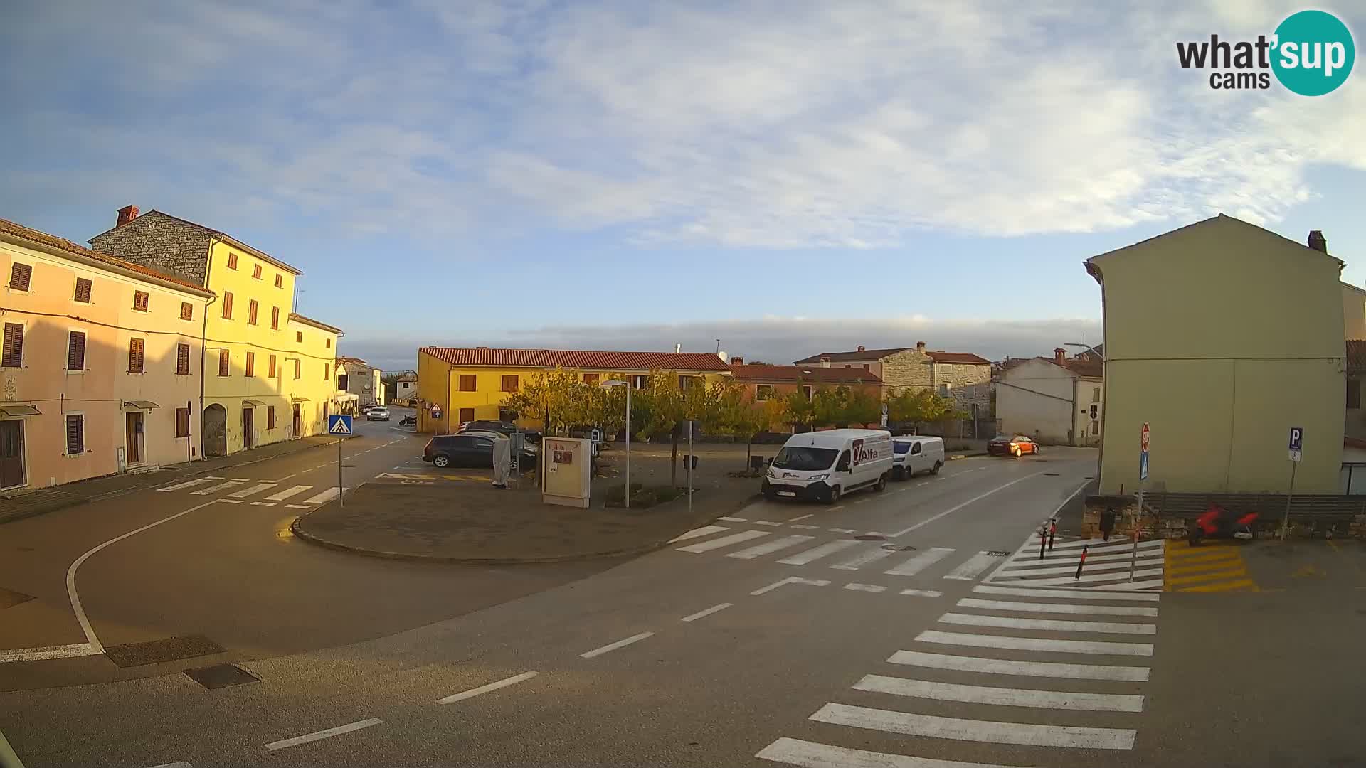 Bale, webcam de la place La Musa – Istrie – Croatie