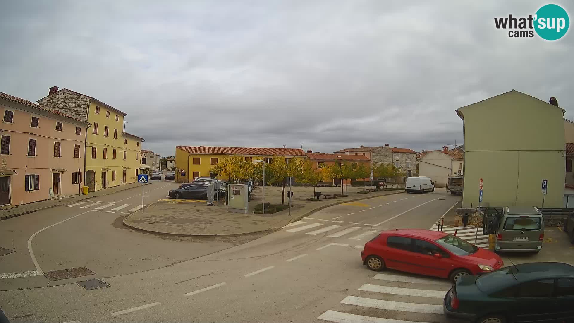 Bale, webcam de la place La Musa – Istrie – Croatie