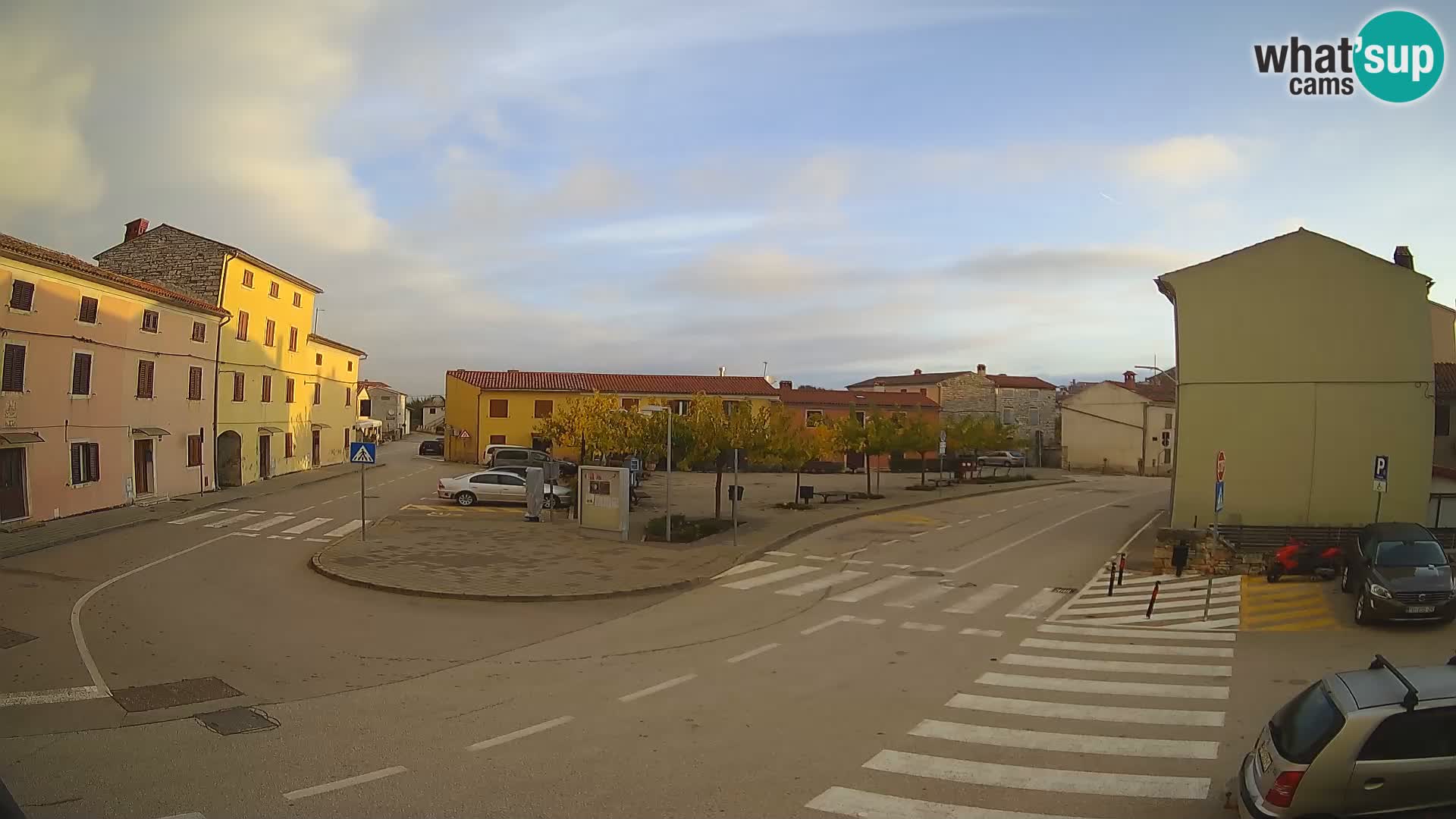 Bale, webcam de la plaza La Musa – Istria – Croacia