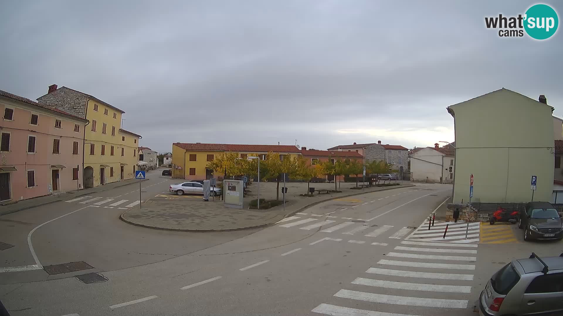 Bale, webcam de la place La Musa – Istrie – Croatie