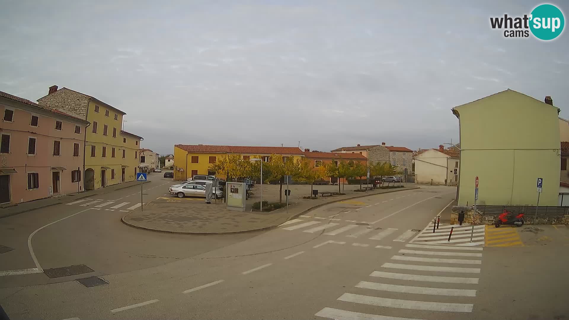 Bale, webcam de la place La Musa – Istrie – Croatie