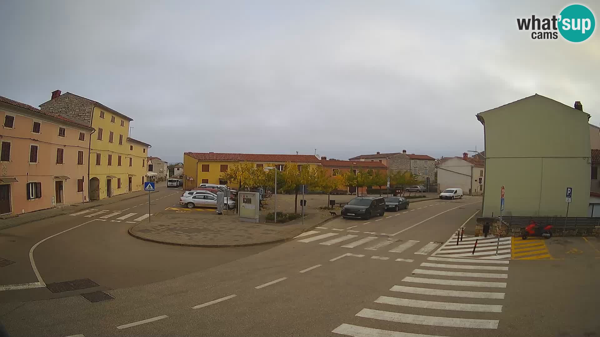 Bale, webcam de la place La Musa – Istrie – Croatie