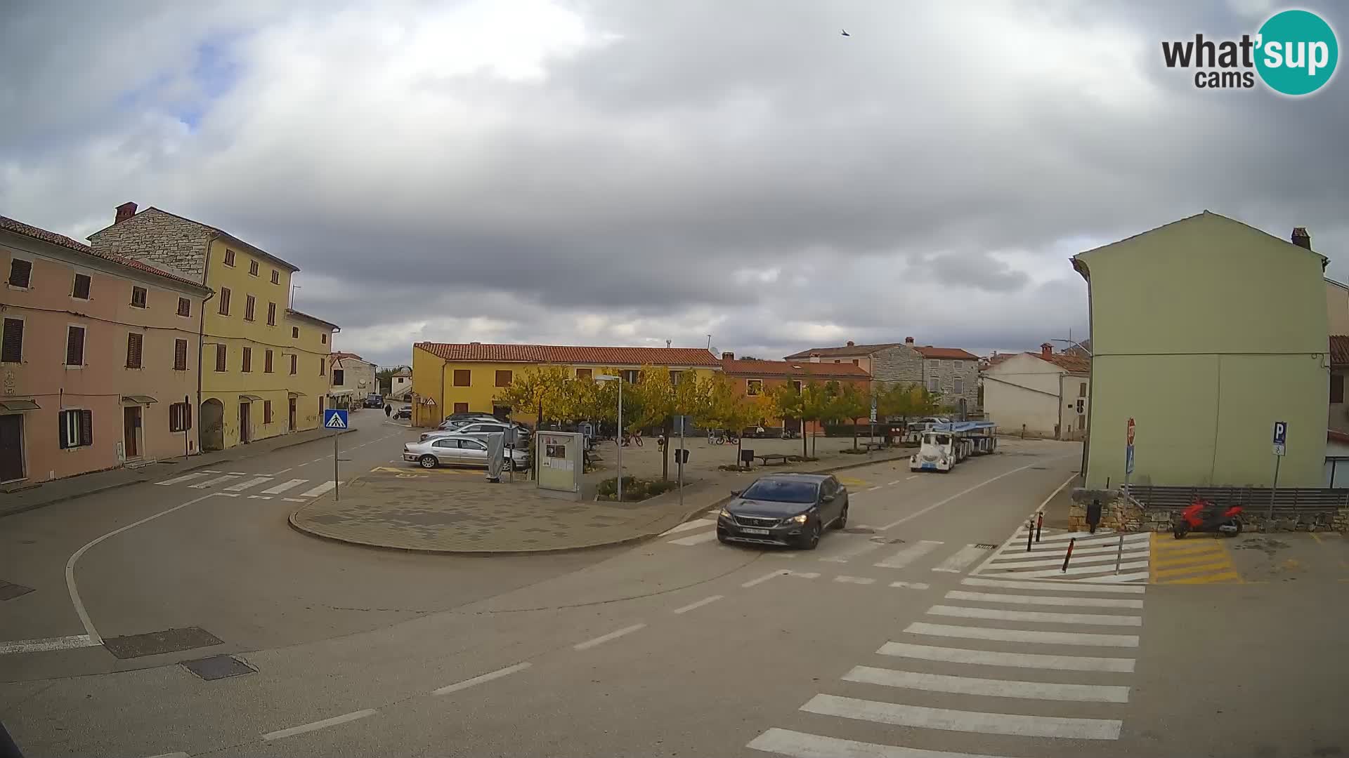 Bale, webcam de la place La Musa – Istrie – Croatie