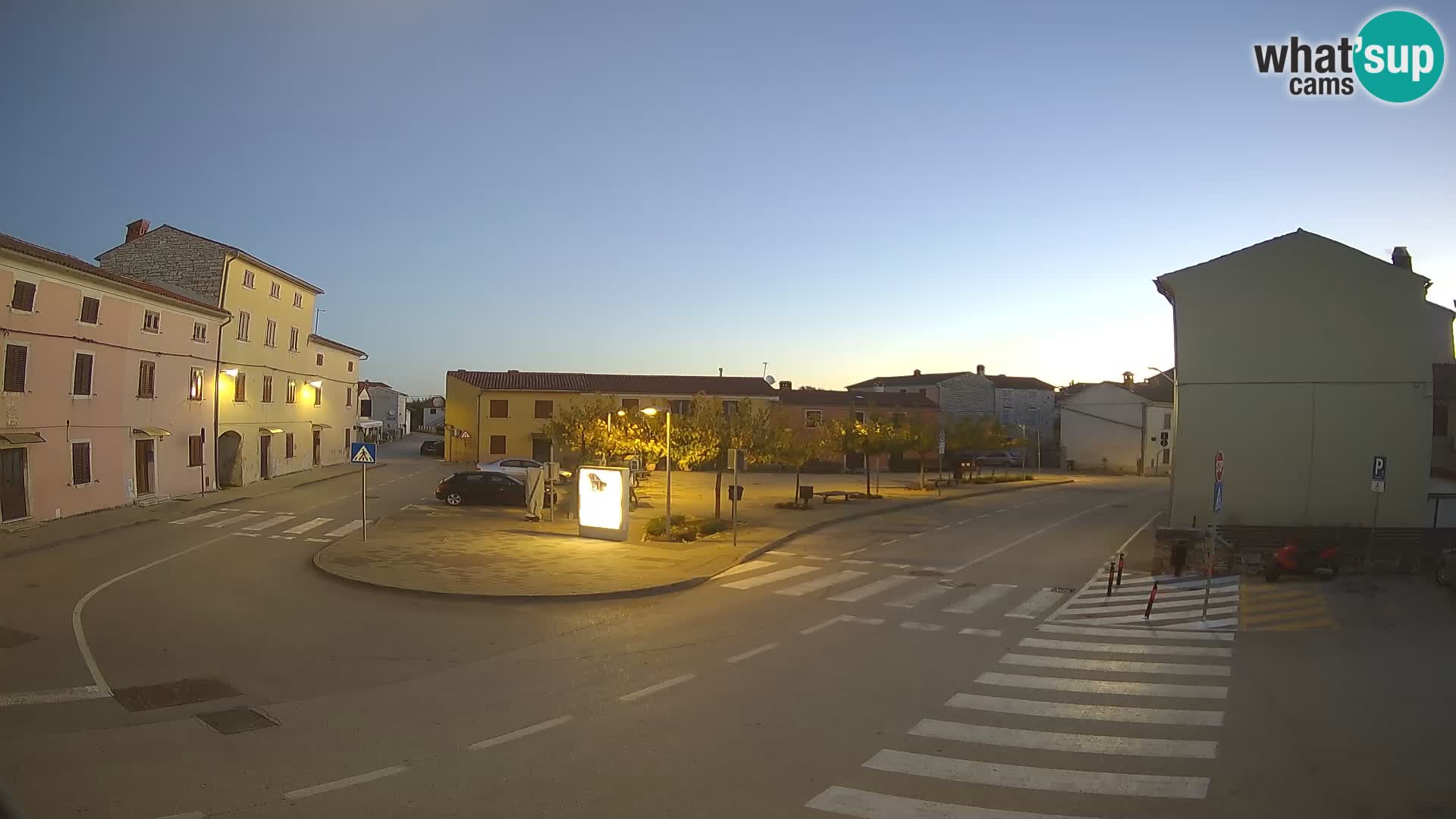 Bale, webcam de la plaza La Musa – Istria – Croacia