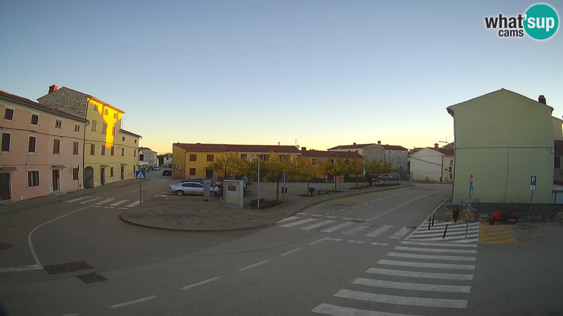 Bale, webcam de la place La Musa – Istrie – Croatie