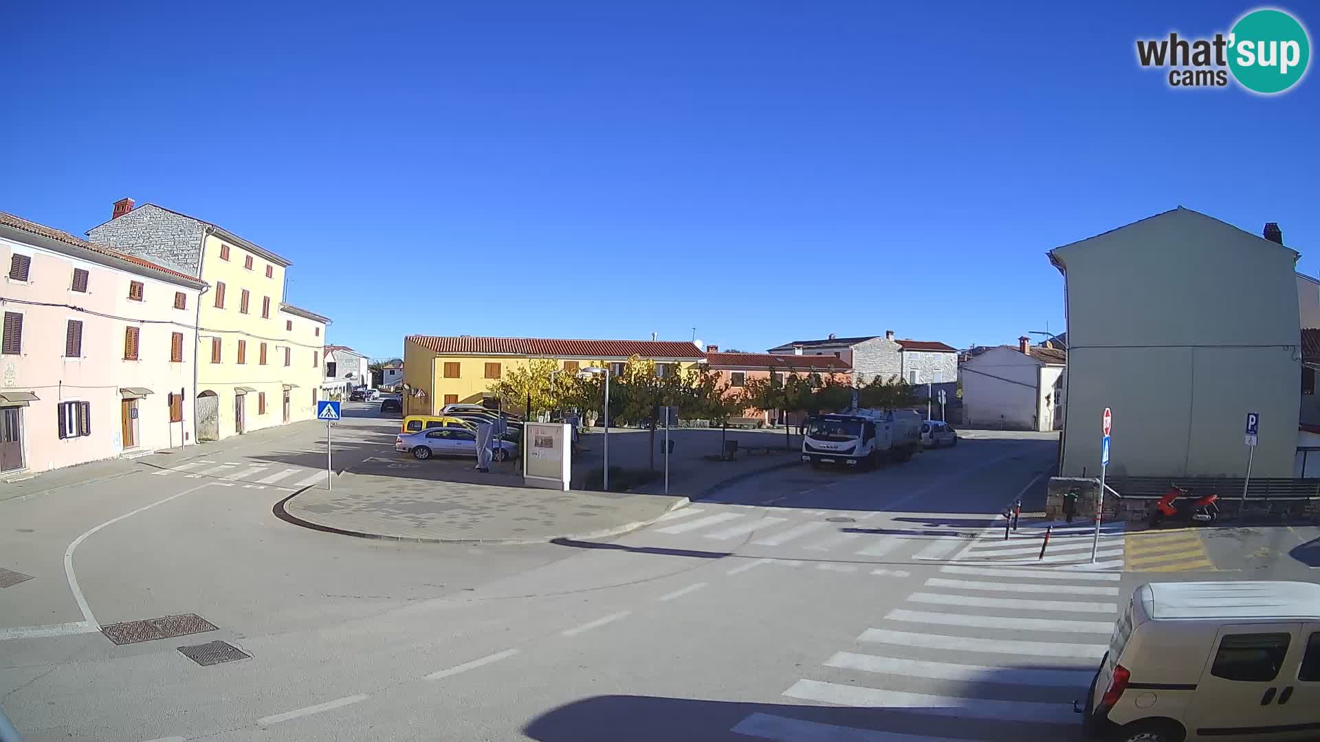 Bale, webcam de la plaza La Musa – Istria – Croacia