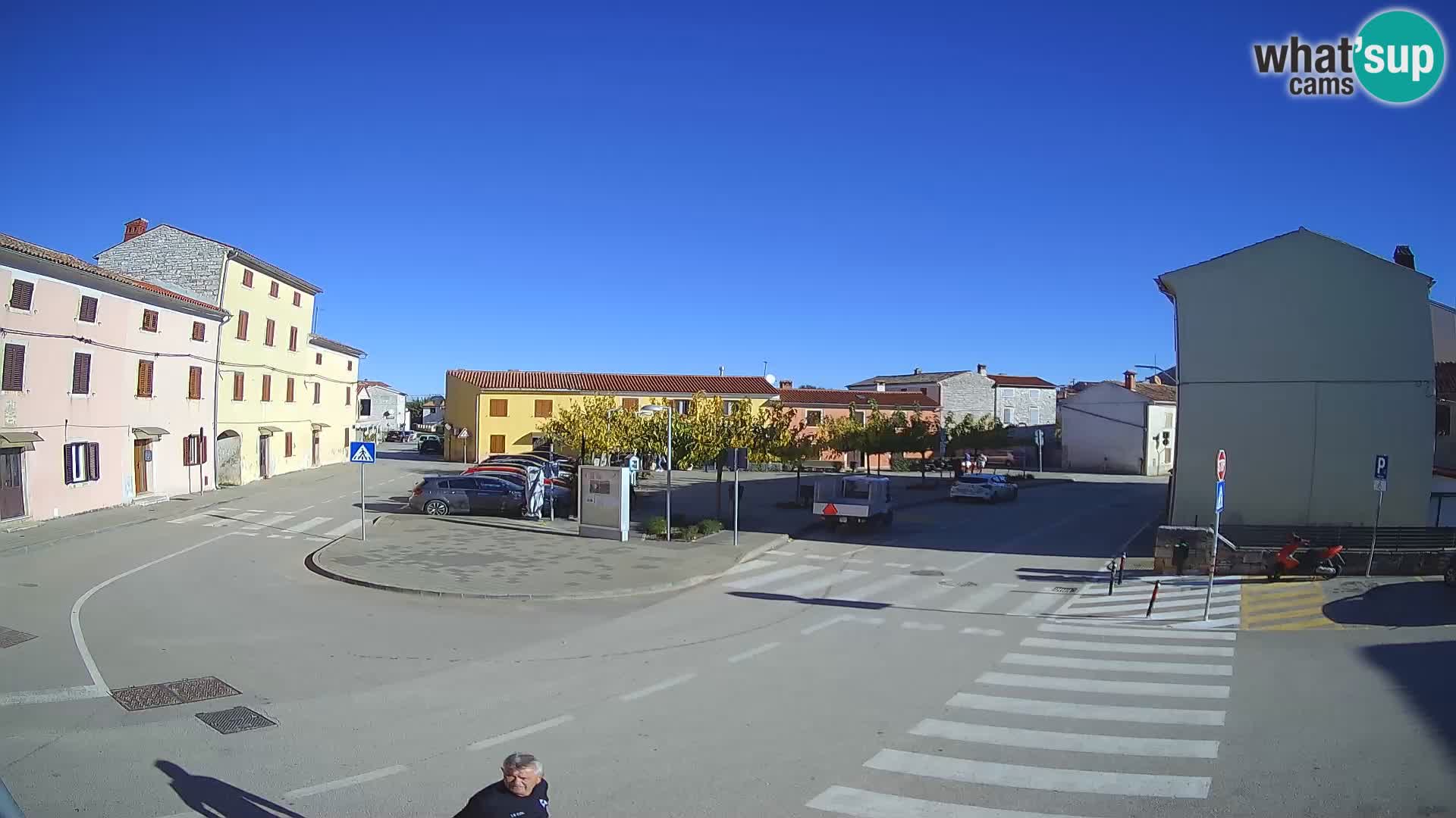 Bale, webcam de la plaza La Musa – Istria – Croacia