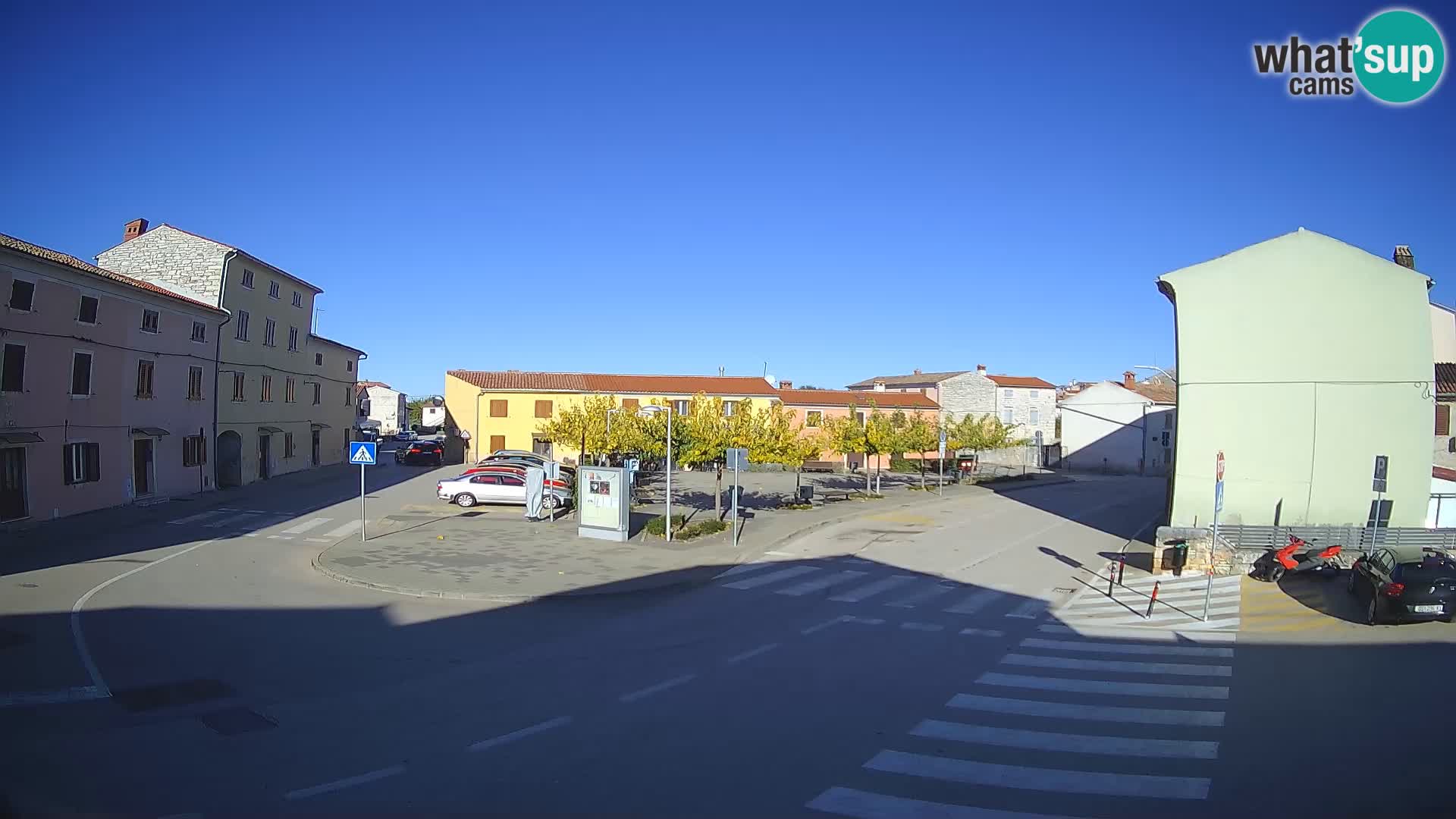 Bale, webcam de la place La Musa – Istrie – Croatie