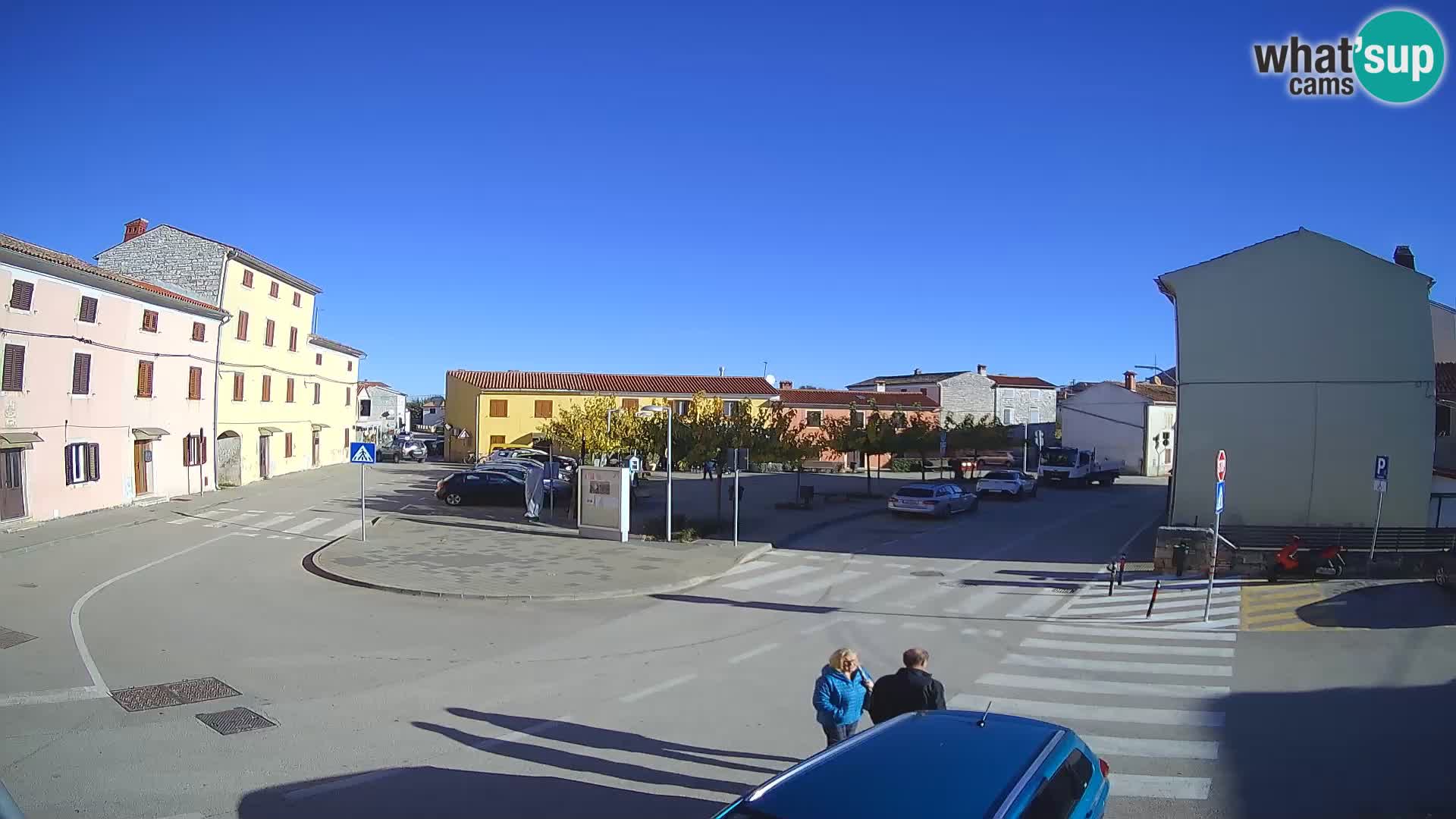 Bale, webcam de la plaza La Musa – Istria – Croacia