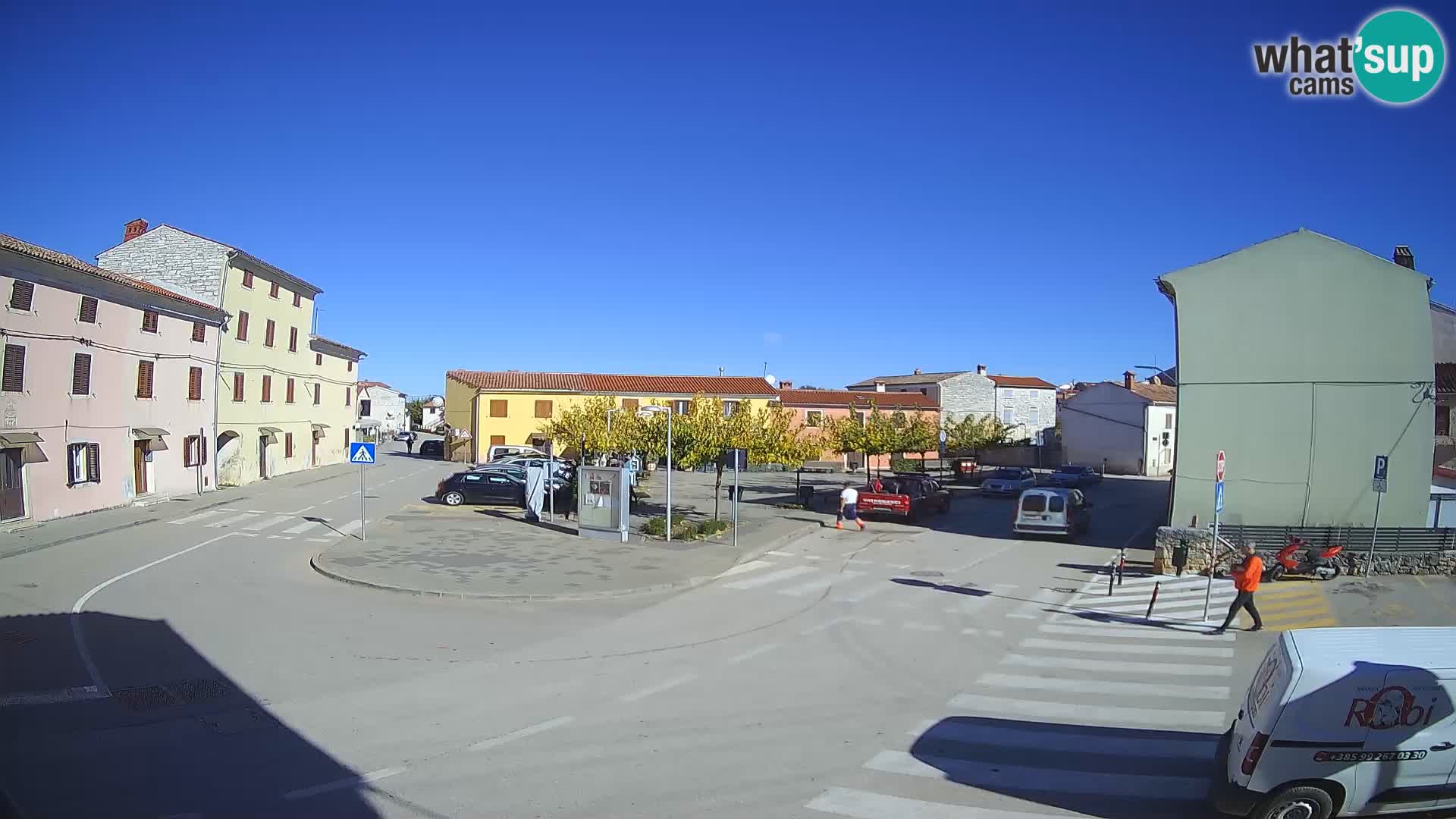 Bale, webcam de la place La Musa – Istrie – Croatie