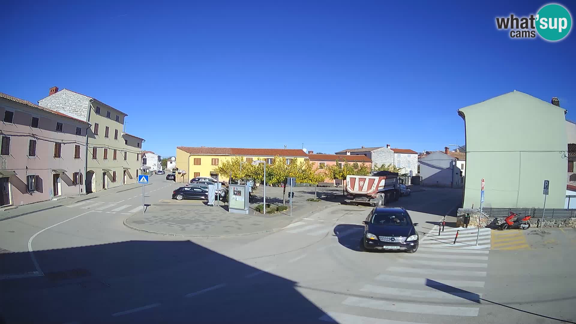 Bale, webcam de la place La Musa – Istrie – Croatie