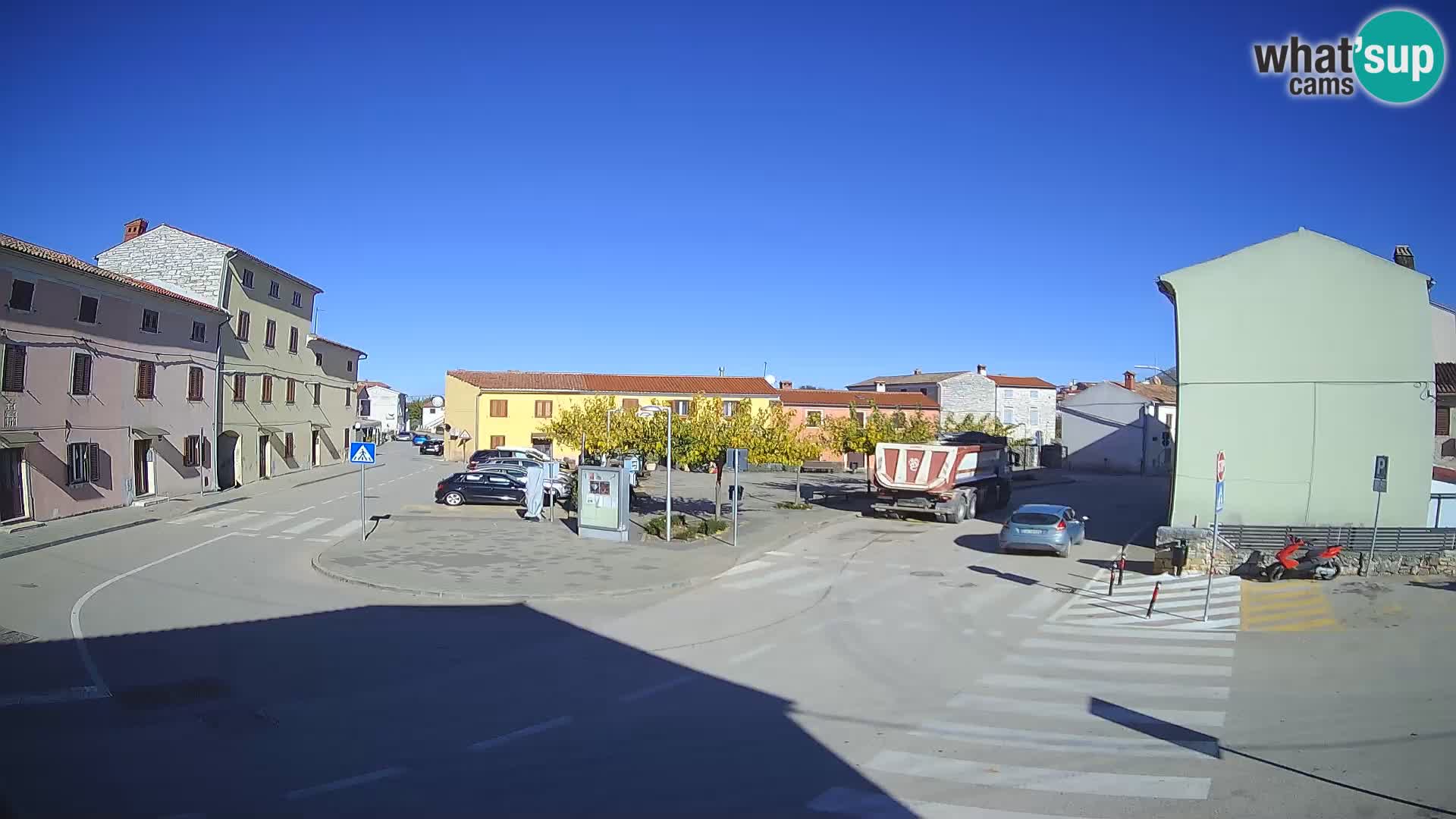 Bale, webcam de la place La Musa – Istrie – Croatie