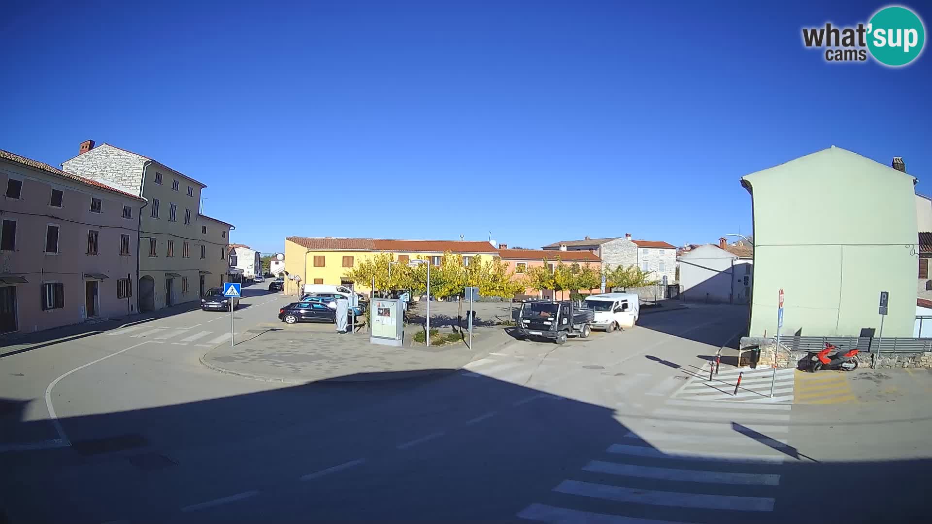 Bale, webcam de la place La Musa – Istrie – Croatie