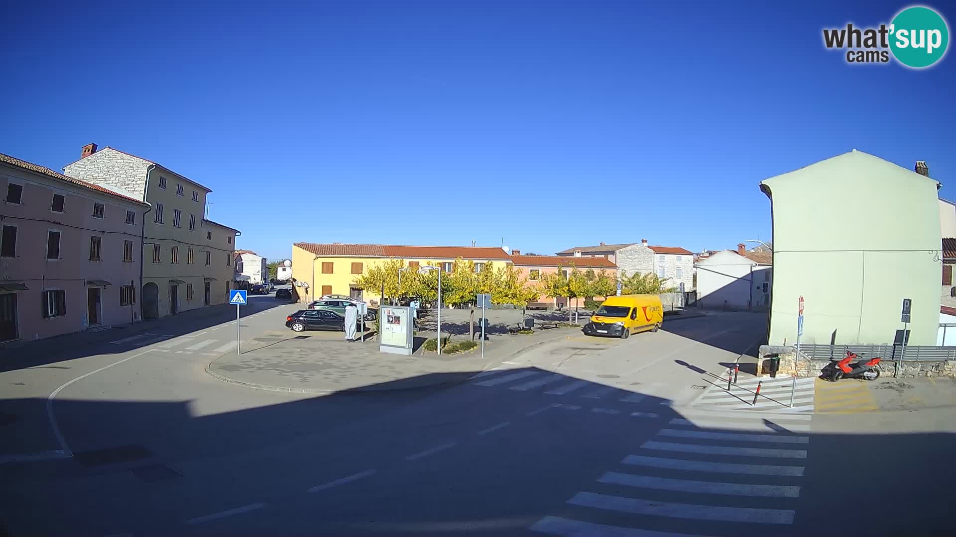 Bale, webcam de la plaza La Musa – Istria – Croacia