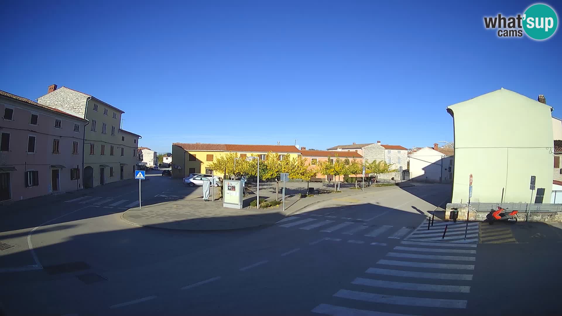 Bale, webcam de la place La Musa – Istrie – Croatie