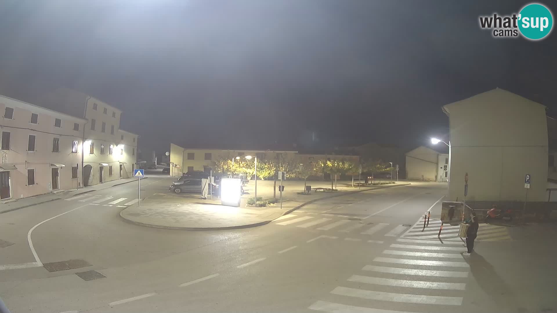 Bale, webcam de la place La Musa – Istrie – Croatie