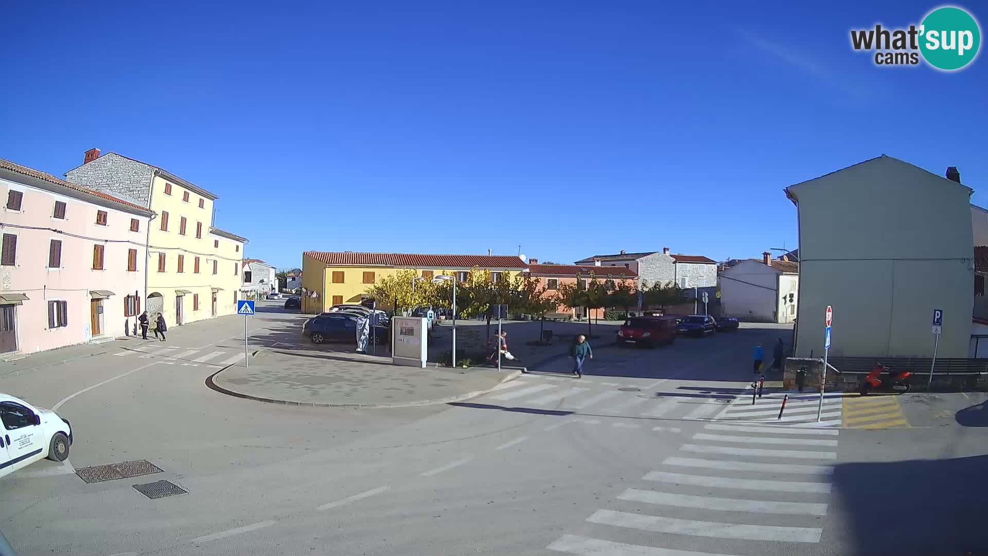 Bale, webcam de la plaza La Musa – Istria – Croacia