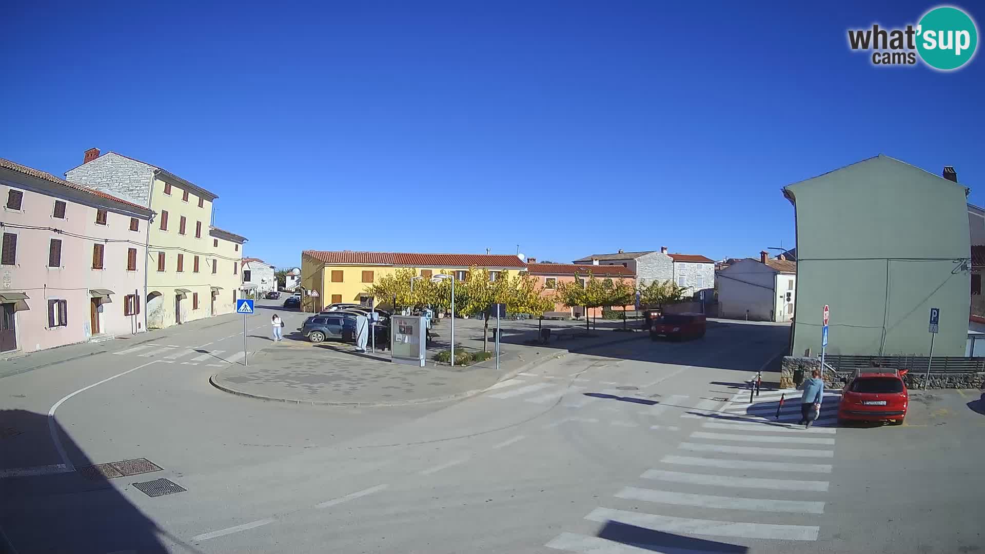 Bale, webcam de la plaza La Musa – Istria – Croacia