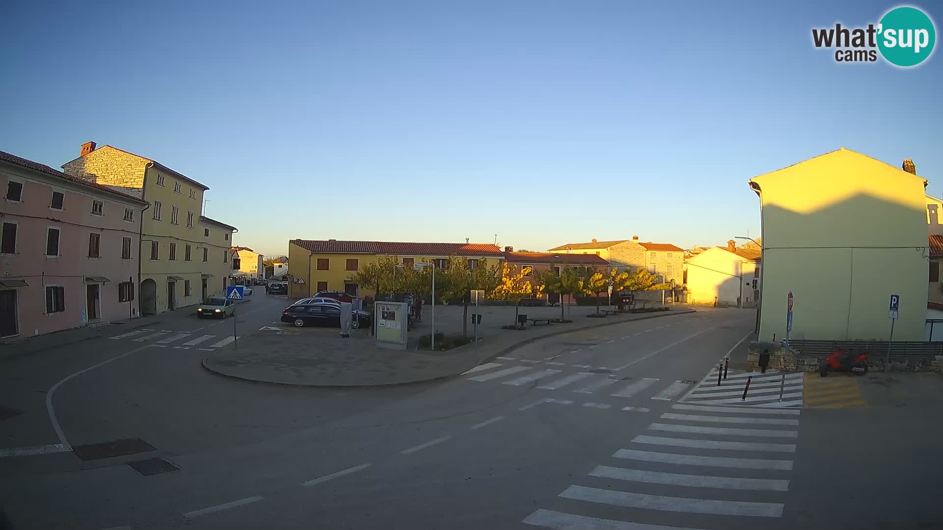 Bale, webcam de la place La Musa – Istrie – Croatie