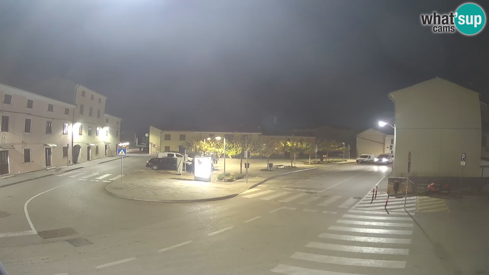 Bale, webcam de la place La Musa – Istrie – Croatie