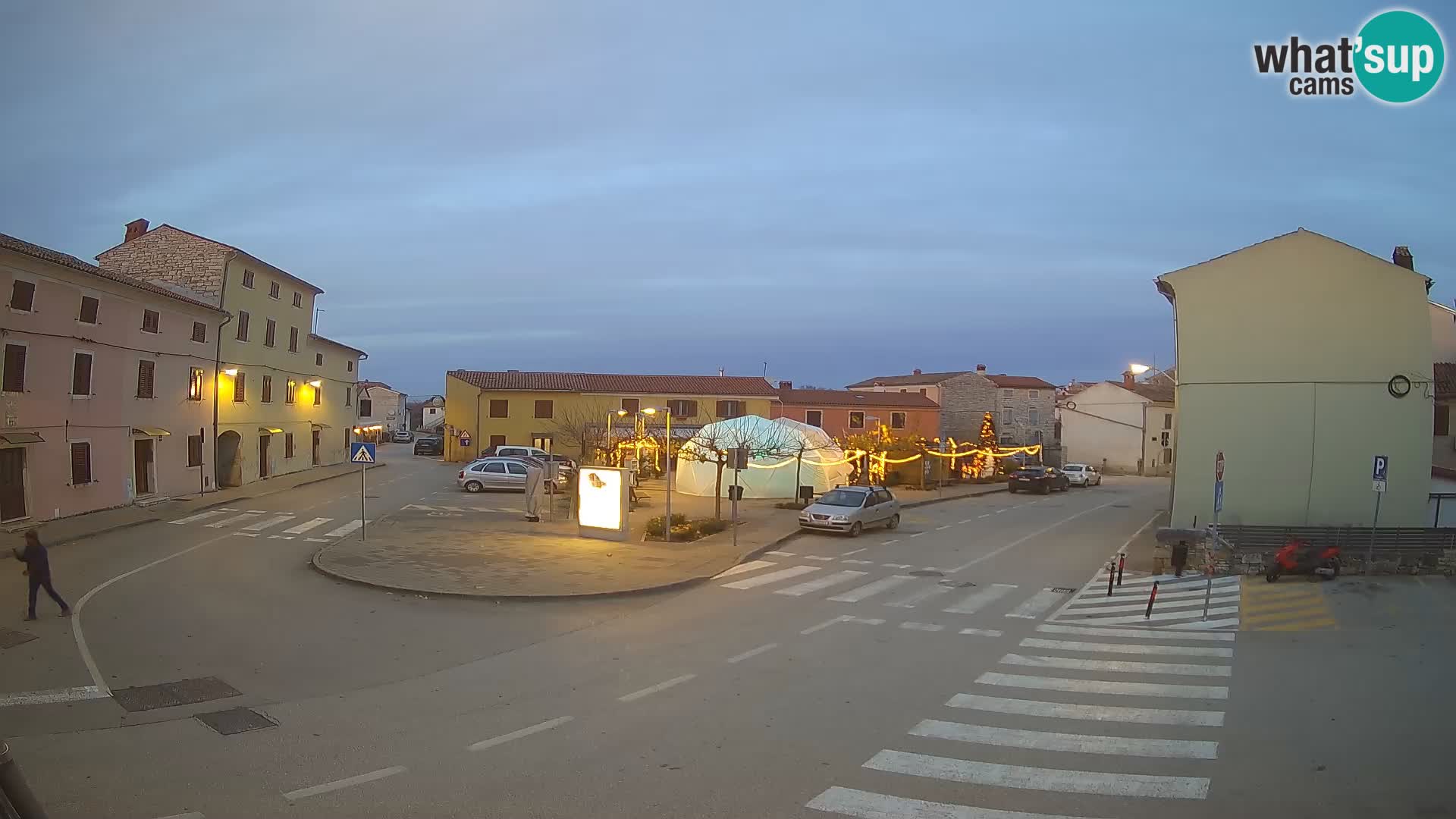 Bale, webcam de la place La Musa – Istrie – Croatie