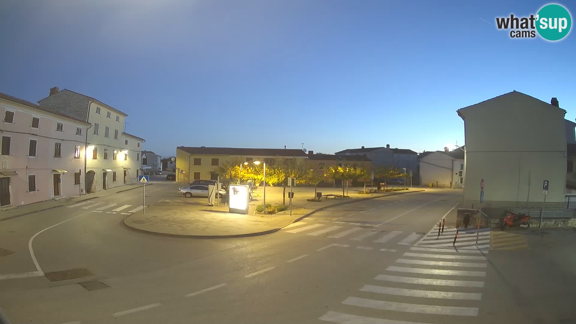 Bale, webcam de la place La Musa – Istrie – Croatie