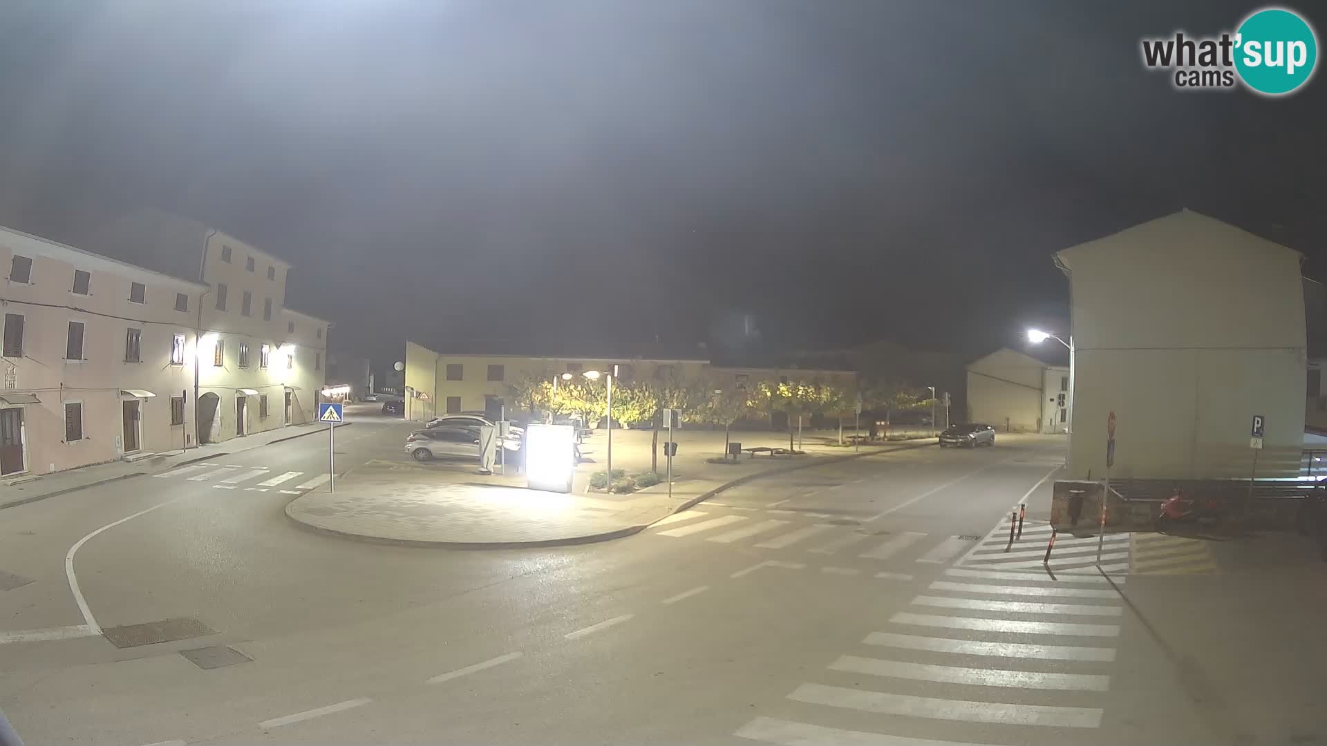 Bale, webcam de la place La Musa – Istrie – Croatie