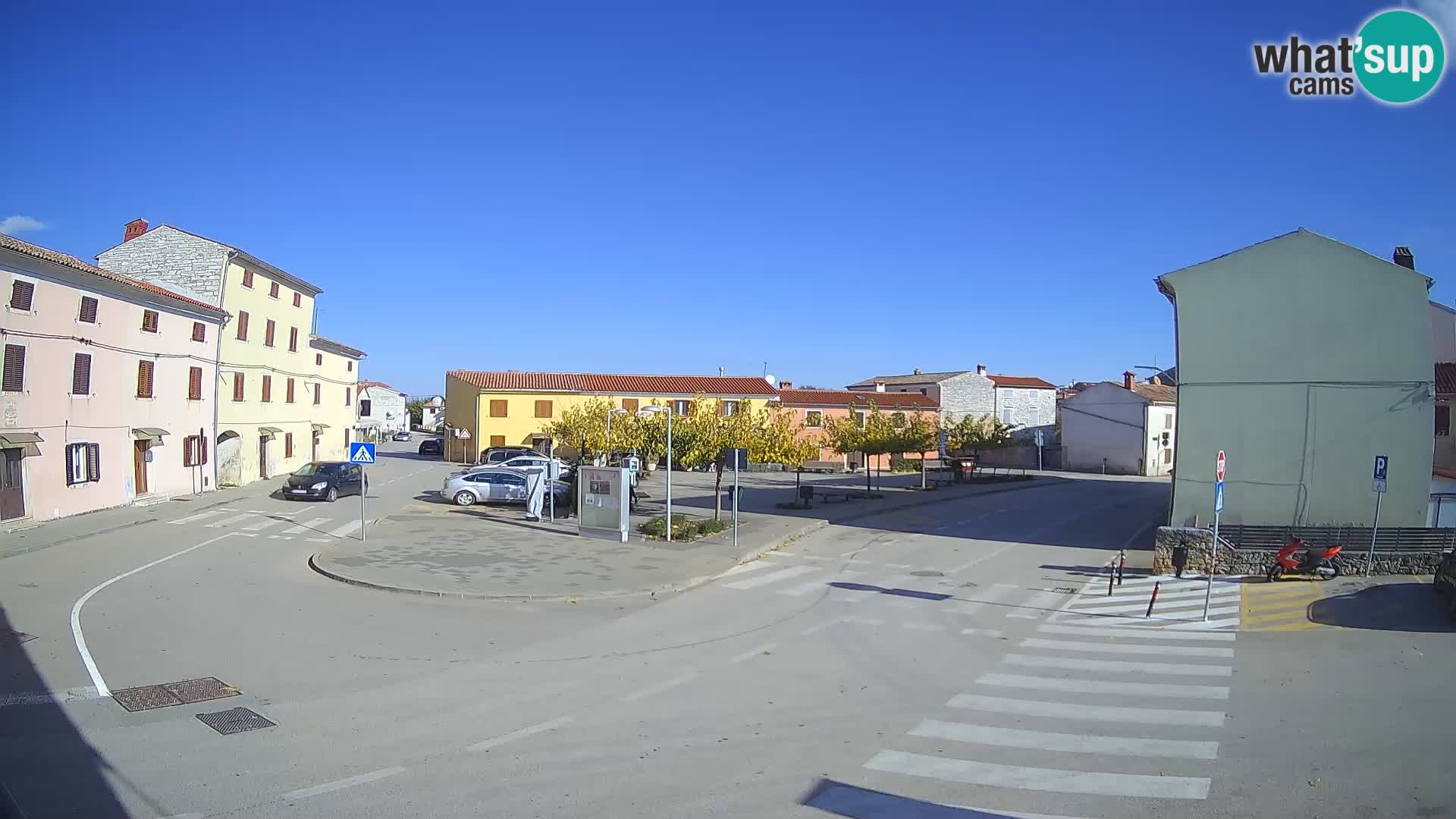 Bale, webcam de la place La Musa – Istrie – Croatie