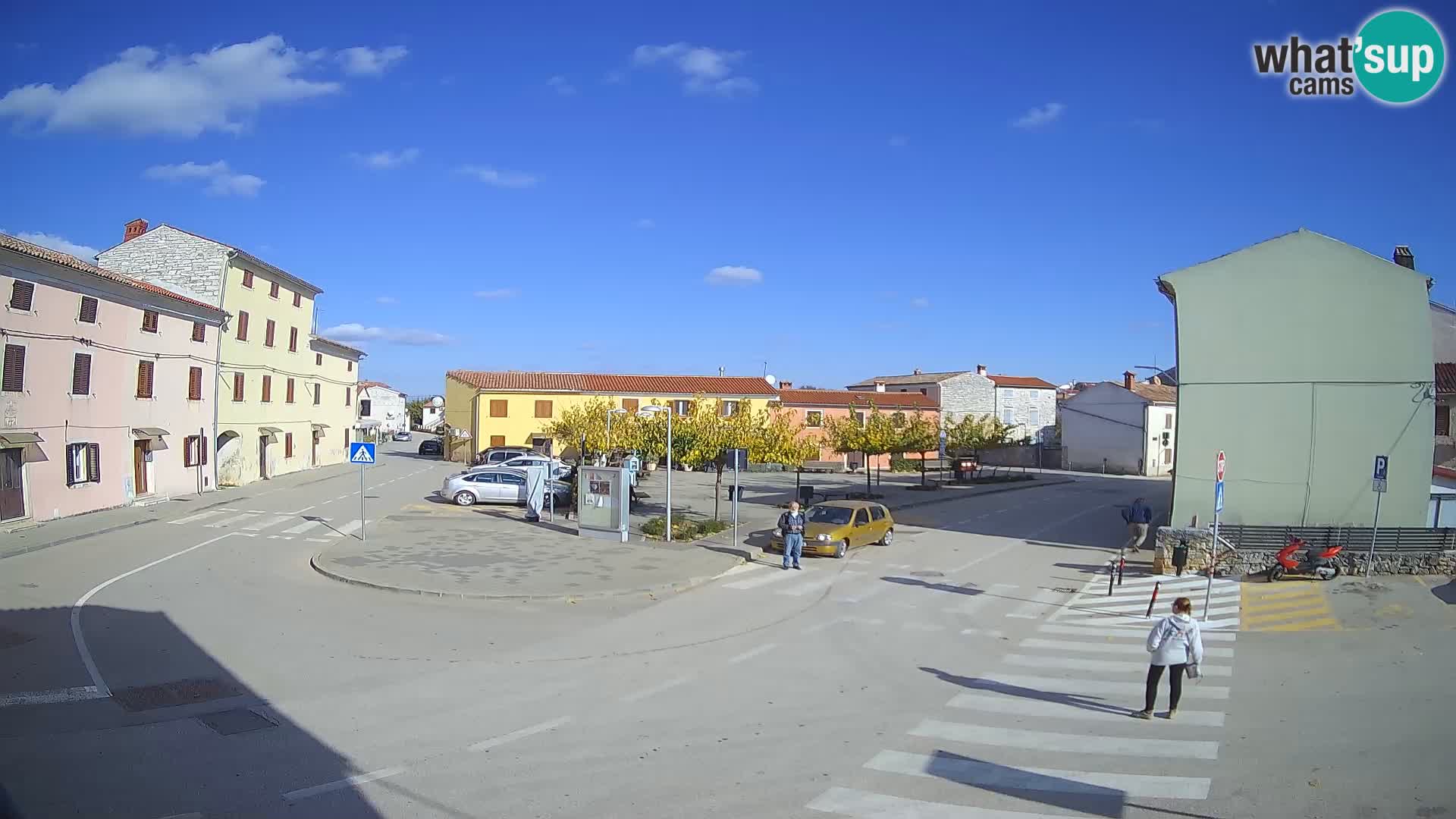 Bale, webcam de la place La Musa – Istrie – Croatie