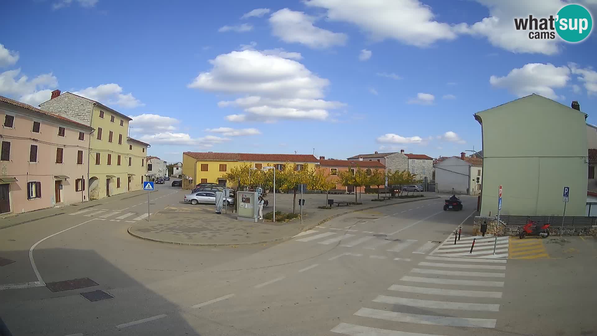 Bale, webcam de la plaza La Musa – Istria – Croacia