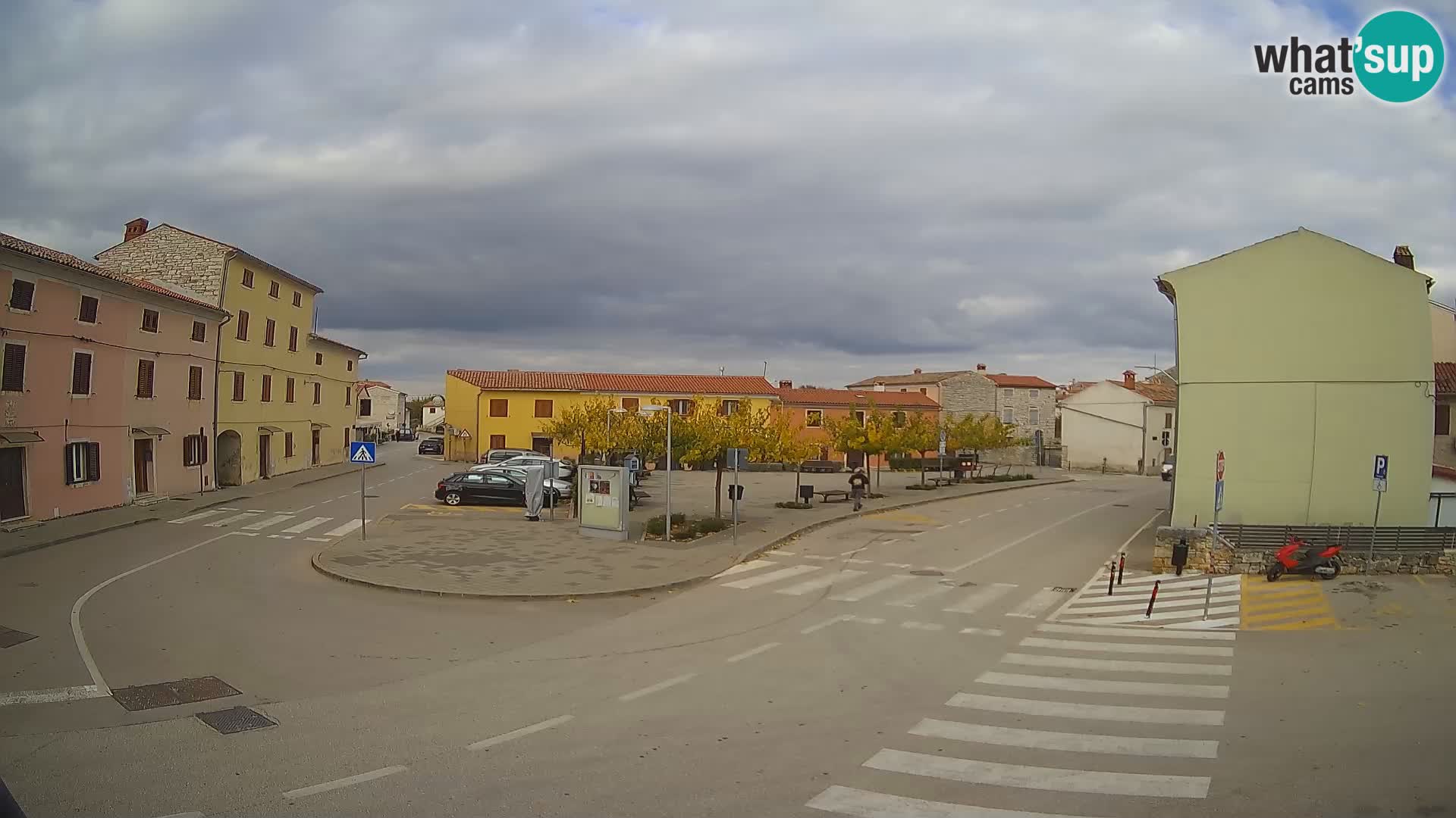 Bale, webcam de la place La Musa – Istrie – Croatie