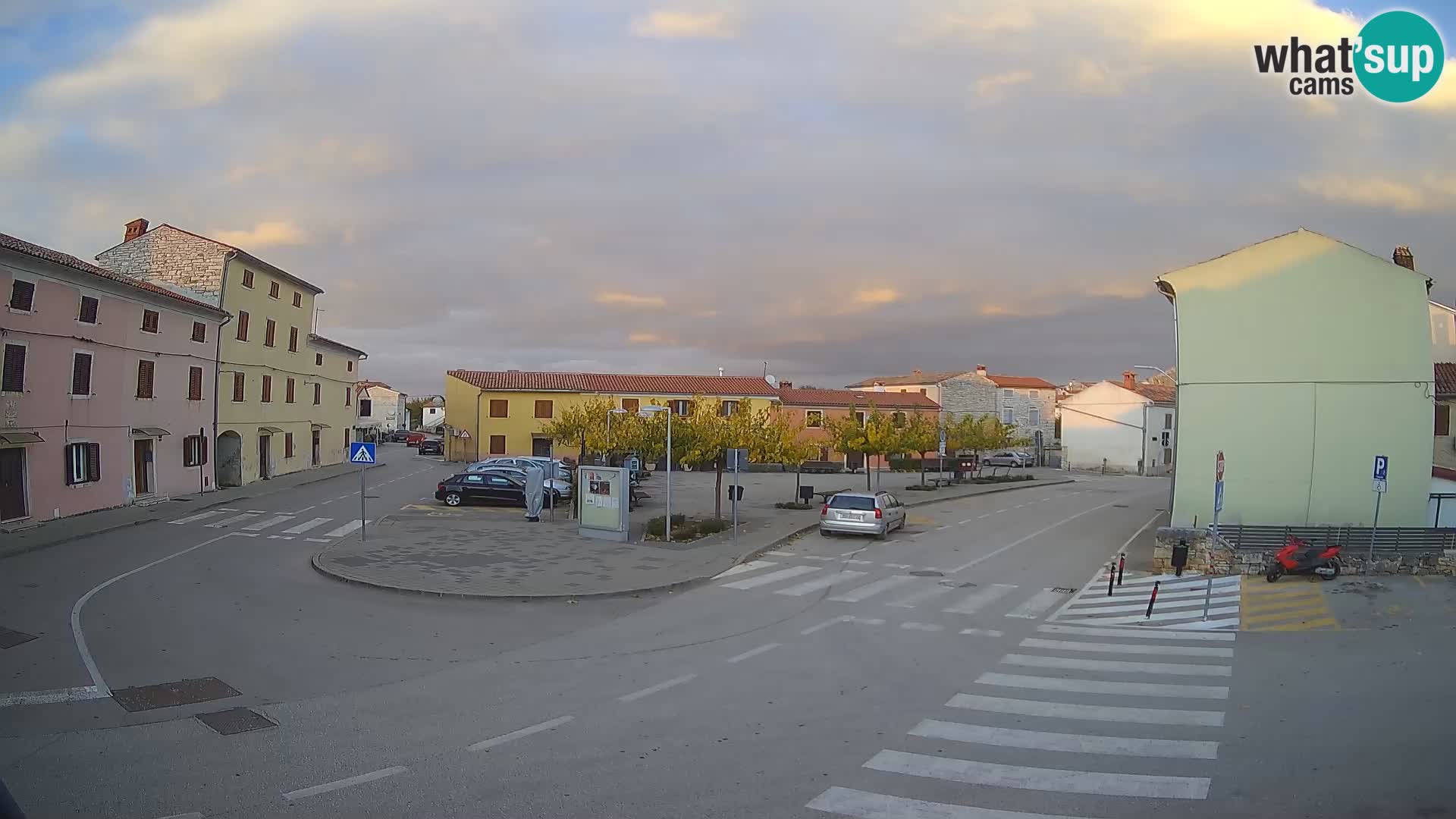 Bale, webcam de la place La Musa – Istrie – Croatie