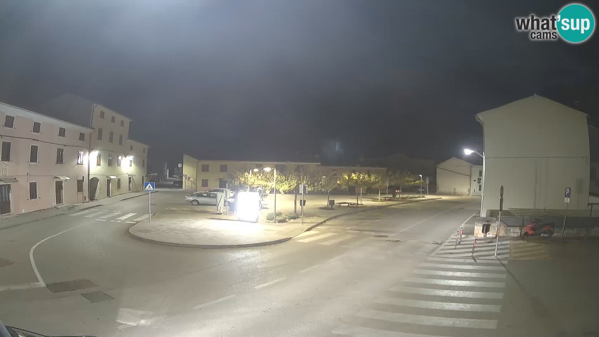 Bale, webcam de la plaza La Musa – Istria – Croacia