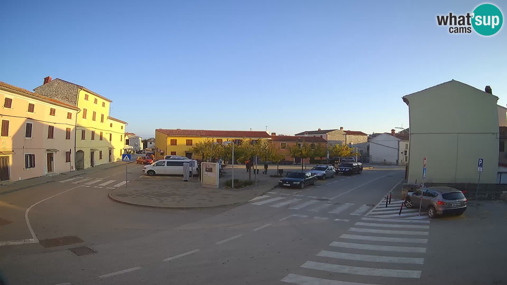 Bale, webcam de la plaza La Musa – Istria – Croacia