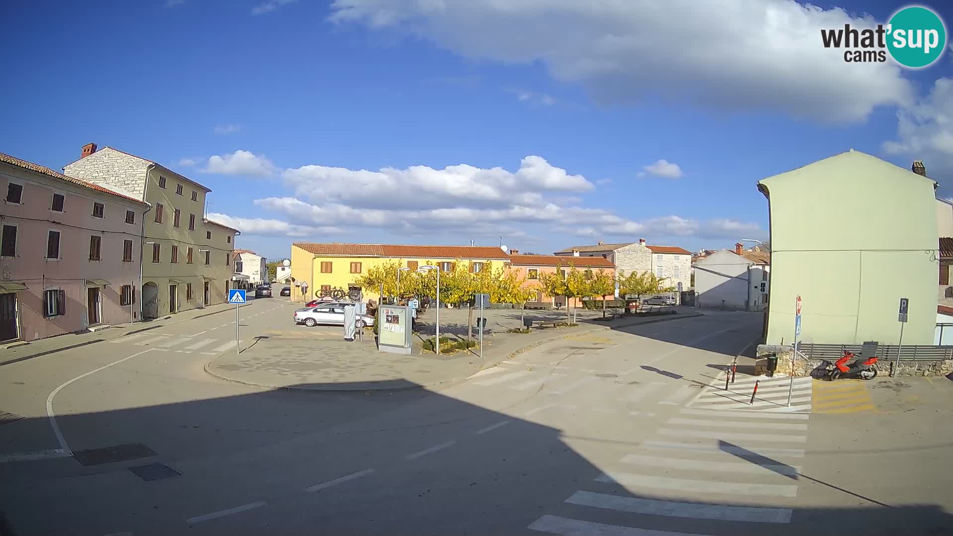 Bale, webcam de la place La Musa – Istrie – Croatie