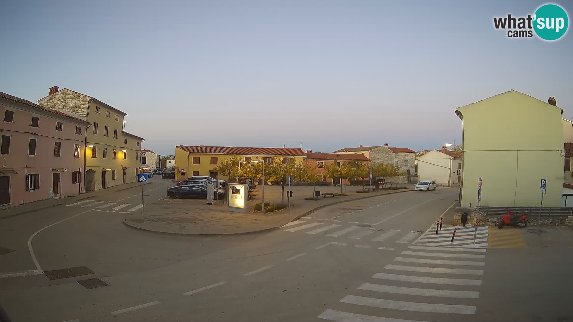 Bale, webcam de la place La Musa – Istrie – Croatie