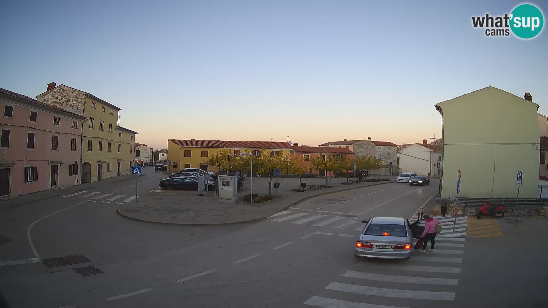 Bale, webcam de la place La Musa – Istrie – Croatie