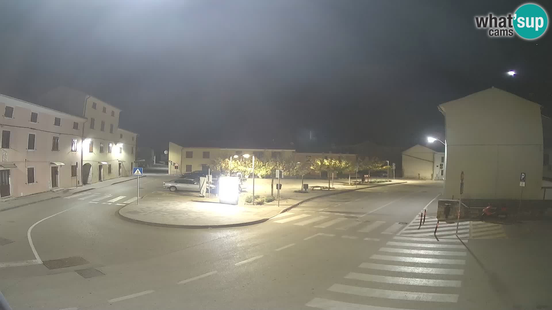 Bale, webcam de la place La Musa – Istrie – Croatie