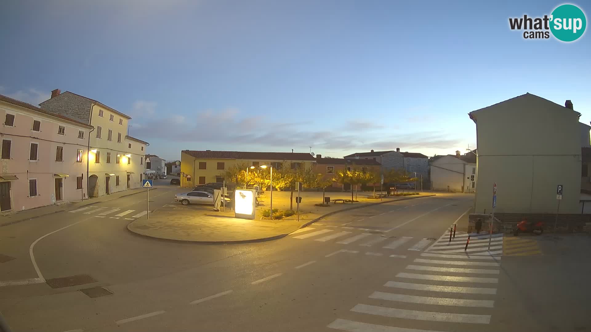 Bale, webcam de la plaza La Musa – Istria – Croacia