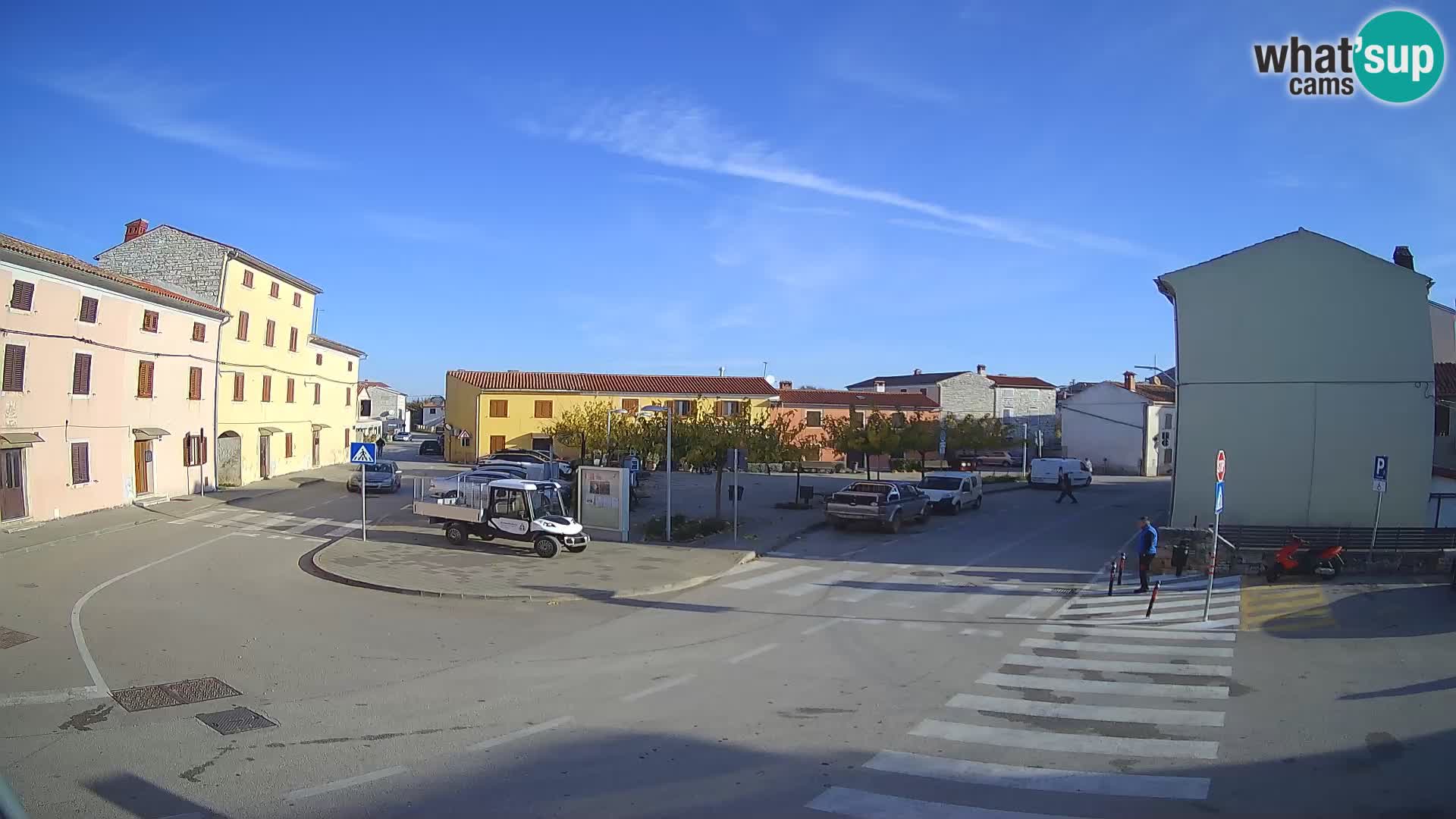 Bale, webcam de la plaza La Musa – Istria – Croacia