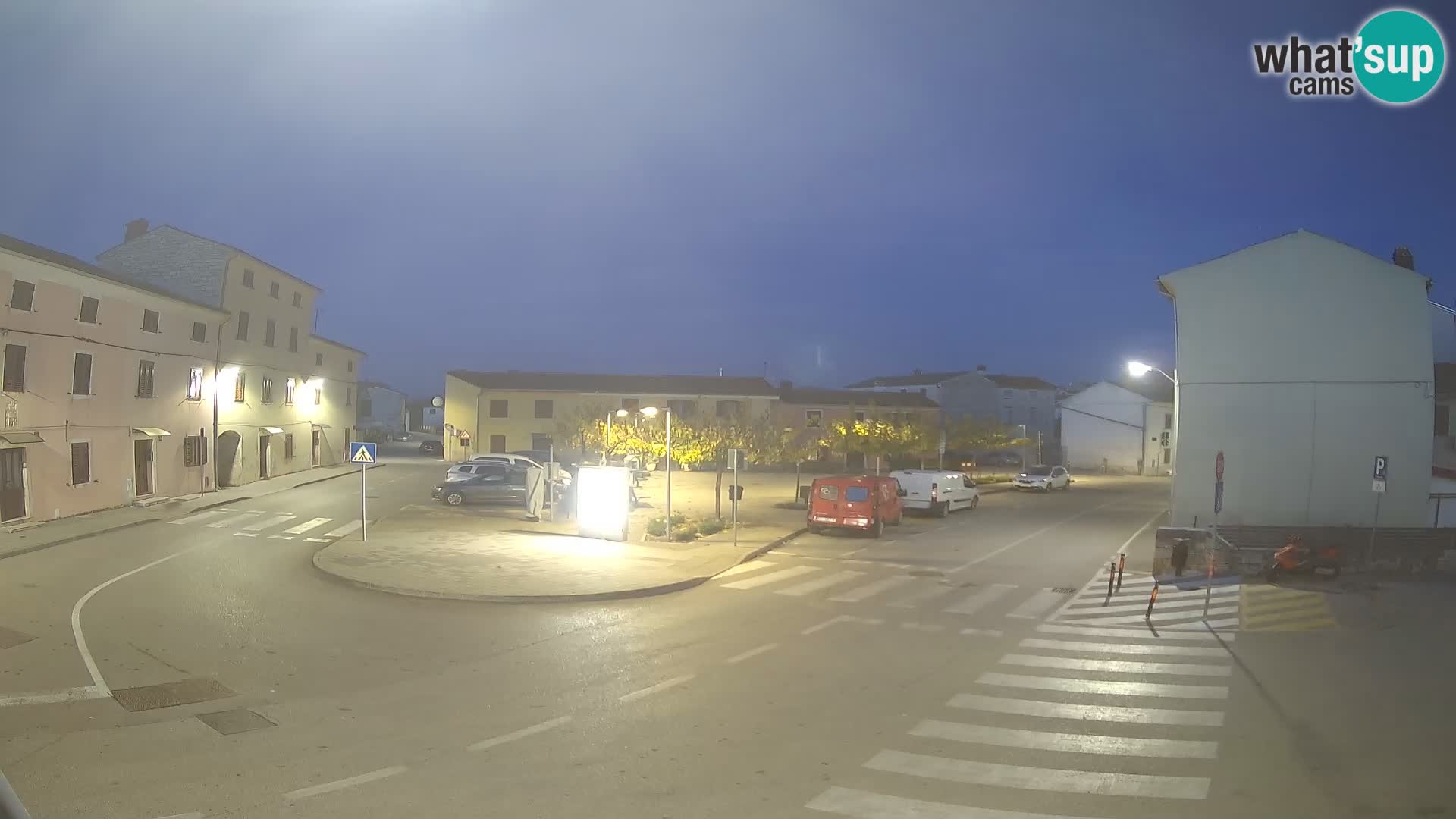 Bale, webcam de la plaza La Musa – Istria – Croacia