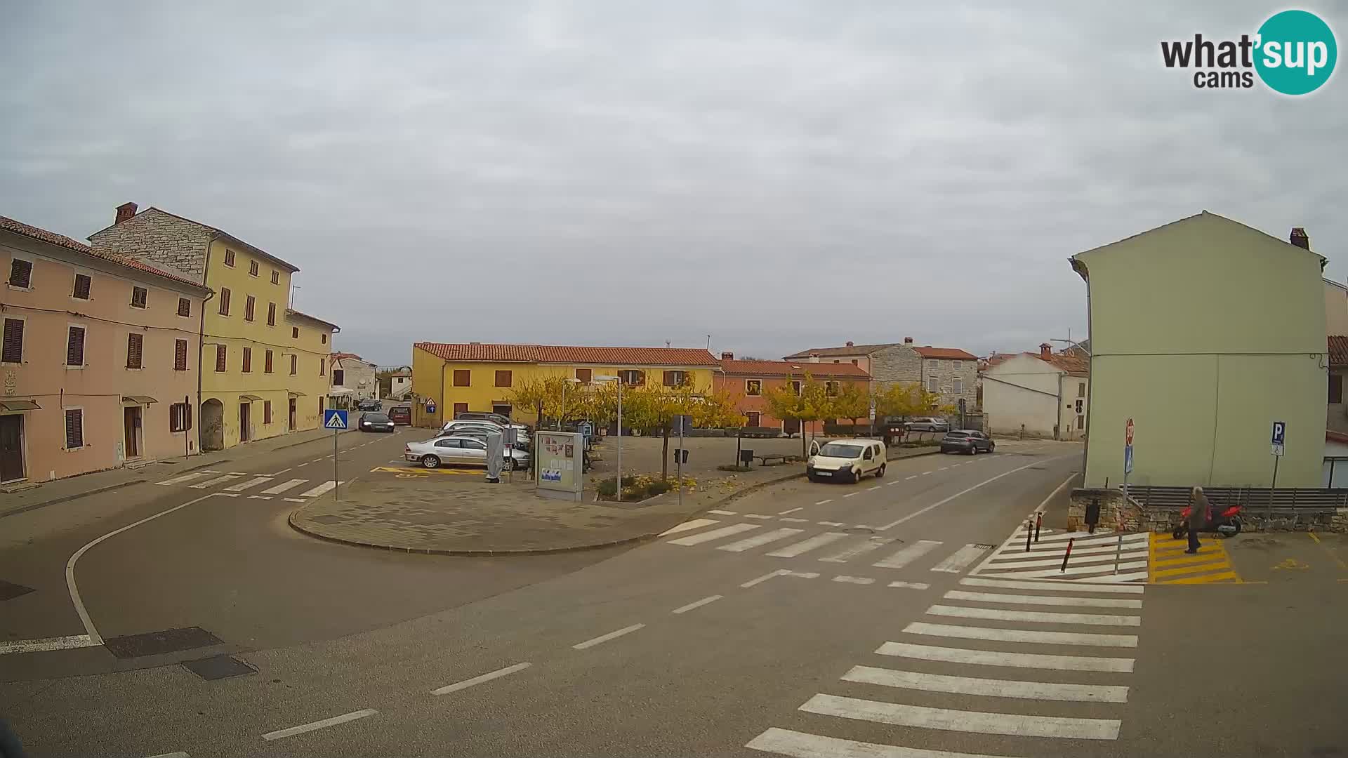 Bale, webcam de la place La Musa – Istrie – Croatie