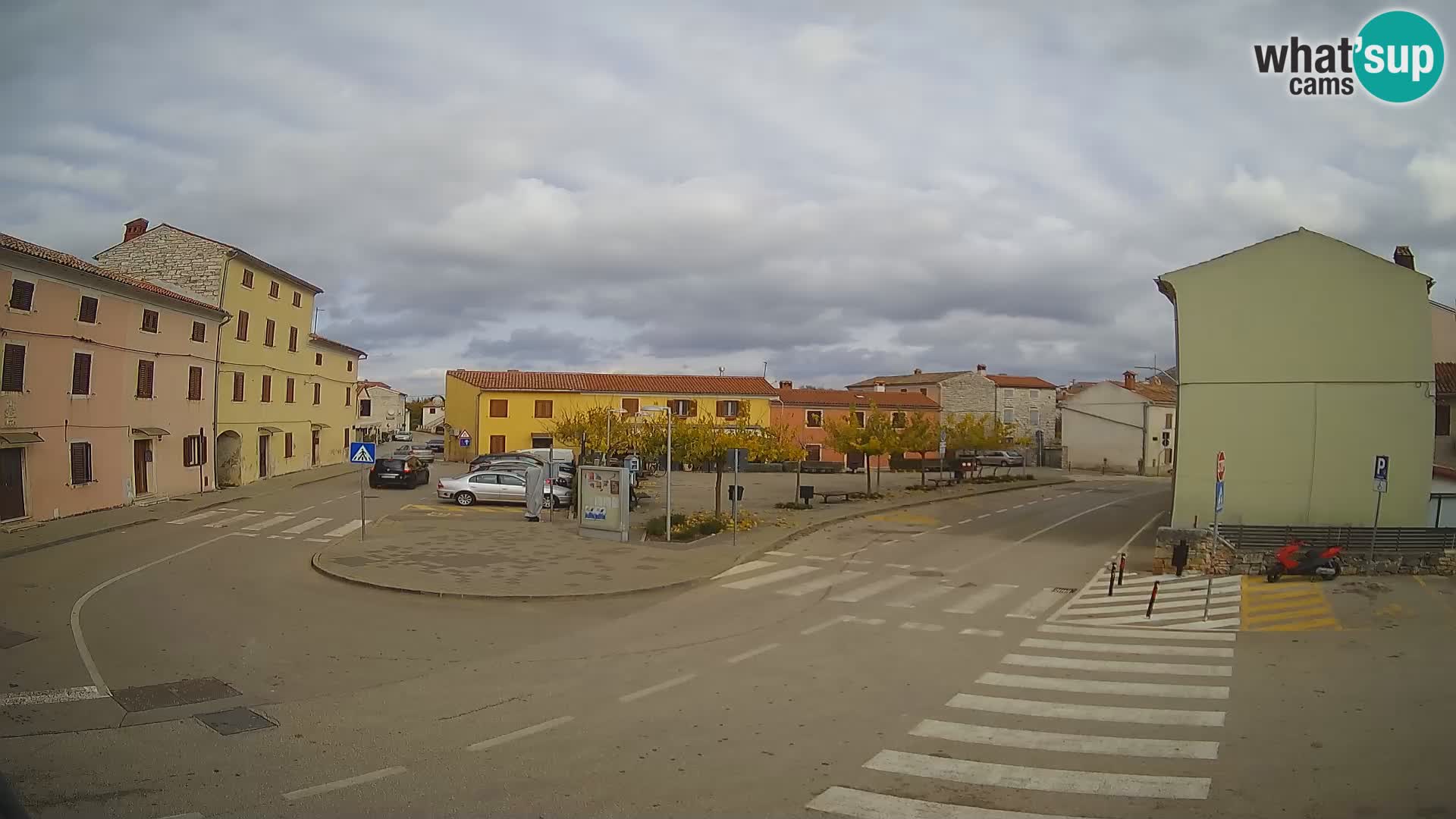 Bale, webcam de la place La Musa – Istrie – Croatie