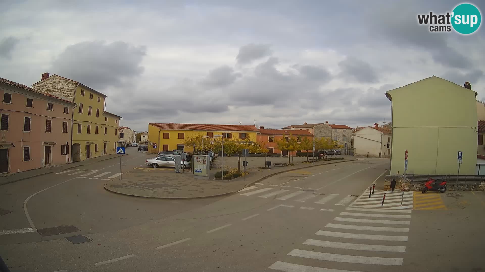 Bale, webcam de la place La Musa – Istrie – Croatie