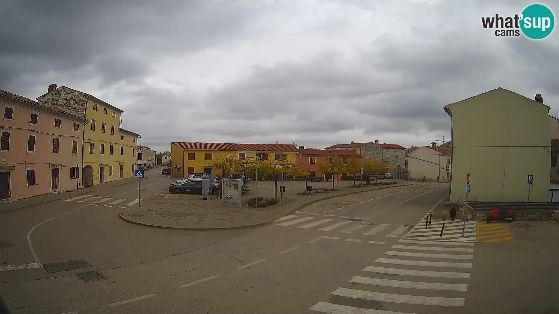 Bale, webcam de la place La Musa – Istrie – Croatie