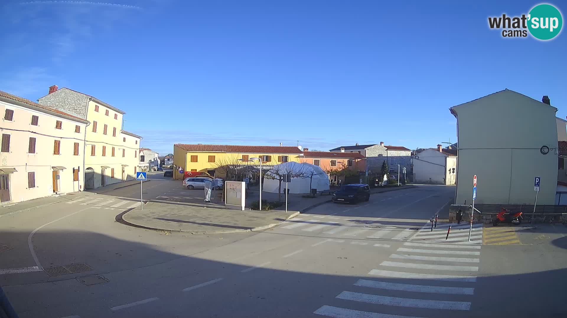 Bale, webcam de la plaza La Musa – Istria – Croacia