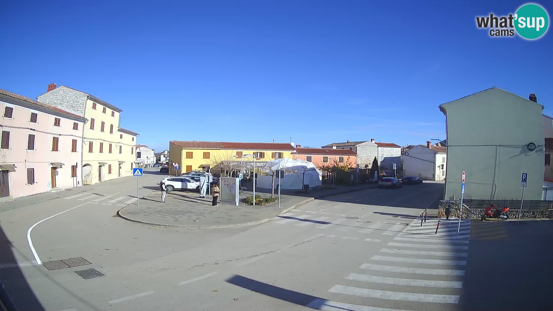 Bale Trg La Musa webcam – Istria – Croatia