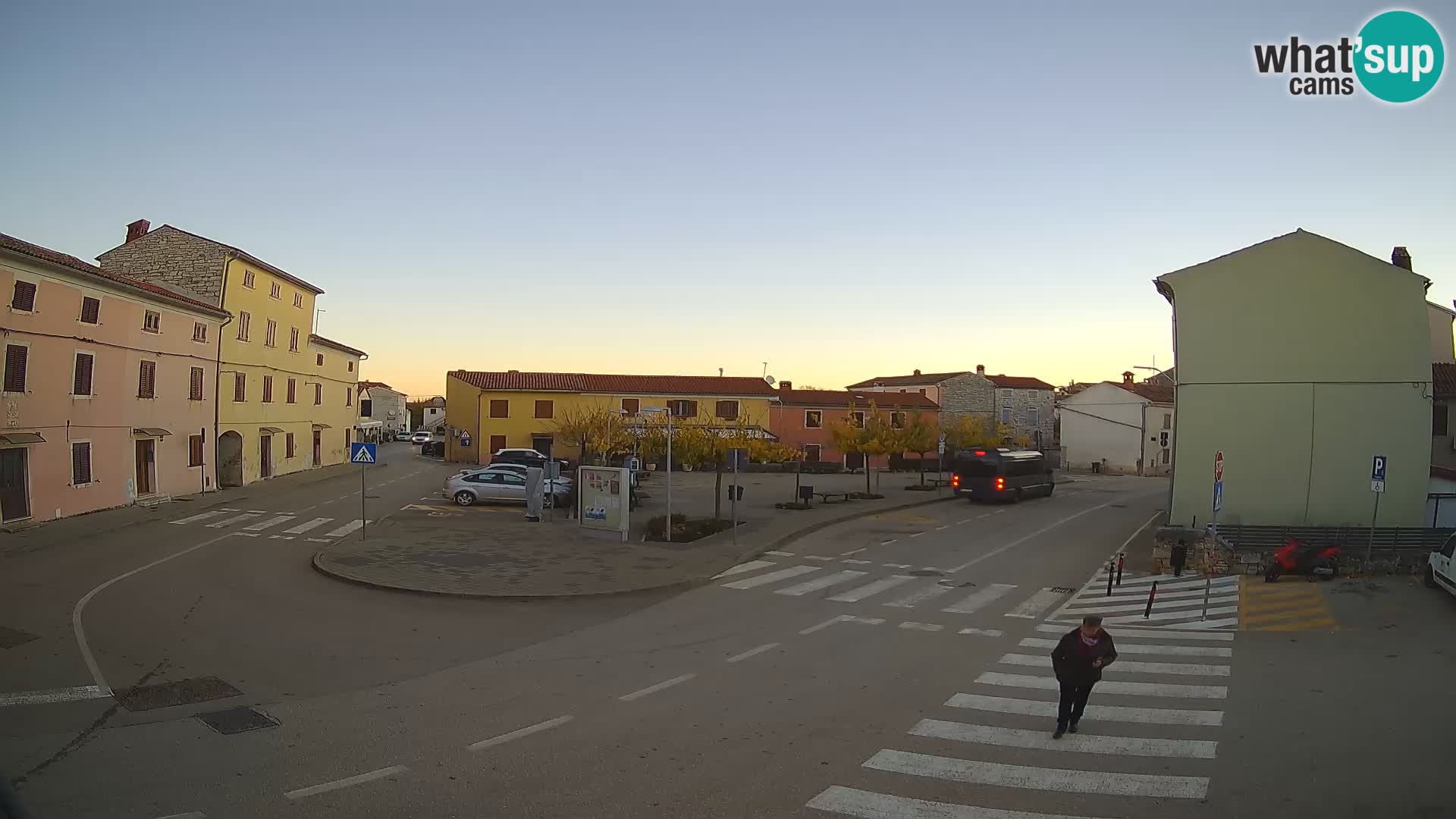 Bale, webcam de la plaza La Musa – Istria – Croacia